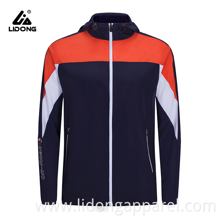 Clothing Manufacturer Thin School Sports Jackets Track Jacket With High Quality Hoodie Tracksuit